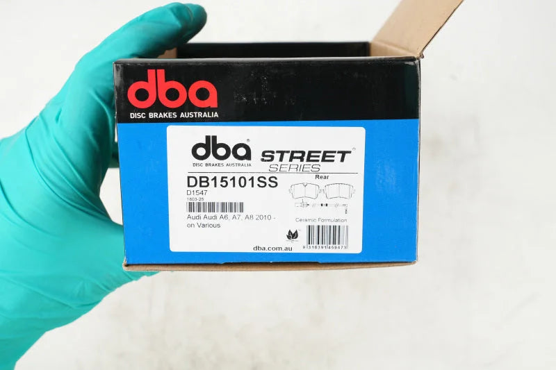 DBA Street Series Rear Brake Pads fits 2012-2018 Audi A6 Premium / SPORT / 2015-2017 Audi A6 Quattro Competition / Premium...