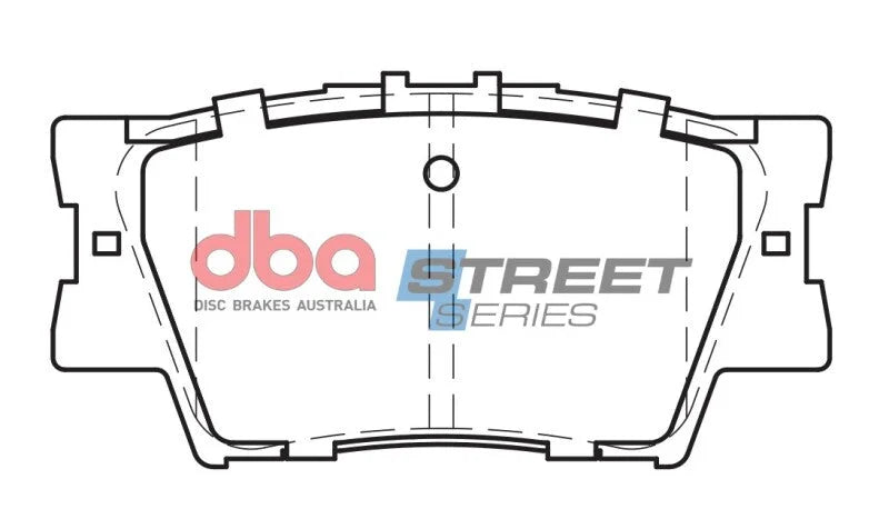 DBA Street Series Rear Brake Pads fits 2013 Lexus ES300H / 2007 Lexus ES350 / 2010 Lexus HS250H / 2009 Pontiac Vibe AWD / ...
