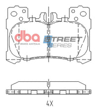 Load image into Gallery viewer, DBA Street Series Rear Brake Pads fits 2018 2019 Lexus LC500 / 2018 2021 2022 Lexus LC500H / 2019-2021 Lexus LS500H - Inst...