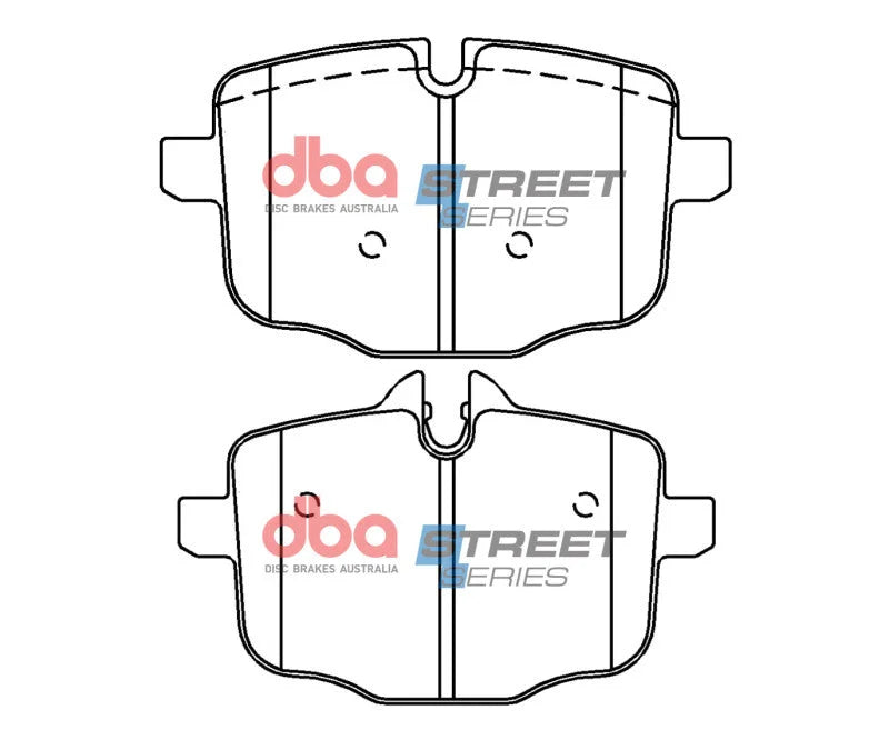 DBA Street Series Rear Brake Pads fits 2020-2022 BMW 745E Xdrive / 2018+ BMW X3 / 2022 BMW X4 / 2020 BMW Z4 - Additional V...