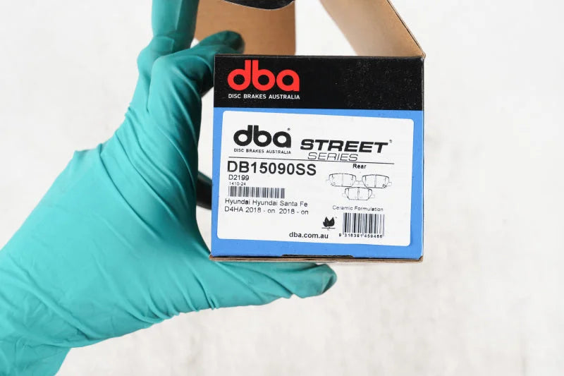 DBA Street Series Rear Brake Pads fits 2022 Hyundai Palisade / 2017 2018 Hyundai Santa Fe / 2023 2024 Hyundai Santa Cruz /...