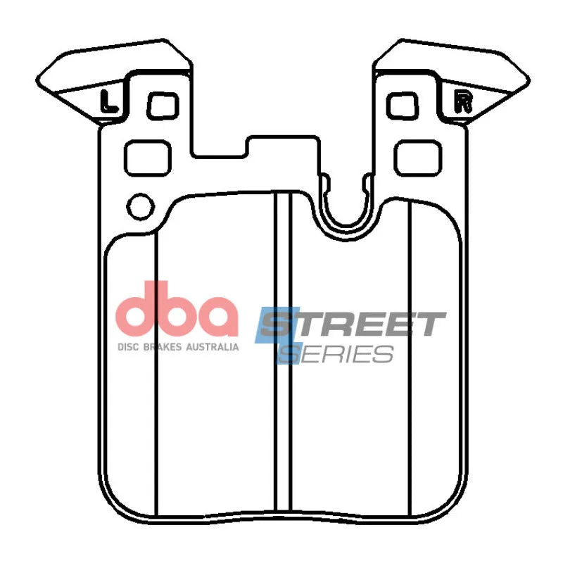 DBA Street Series Rear Brake Pads fits BMW 125I / 2017-2021 BMW 230I / 2018 2021 BMW 230I Xdrive / 2017 BMW 320I / 2016 BM...