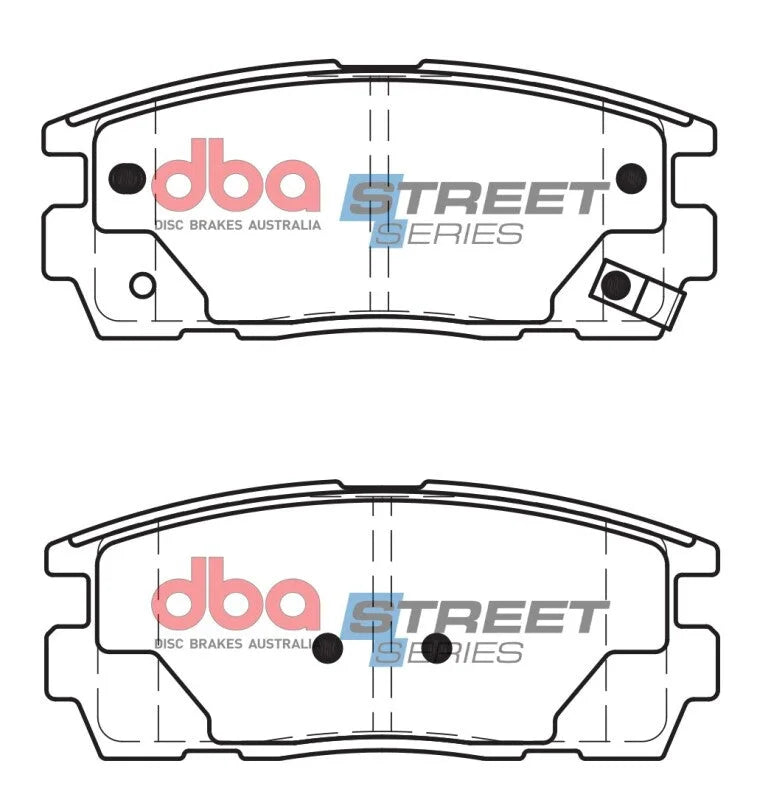 DBA Street Series Rear Brake Pads fits Chevrolet Captiva / 2012 Chevrolet Captiva SPORT / 2015-2017 Chevrolet Equinox L / ...