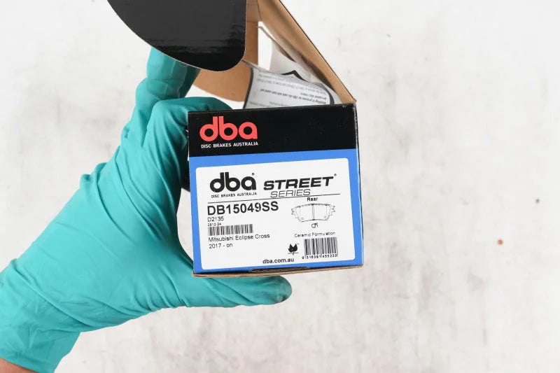 DBA Street Series Rear Brake Pads (w/Electronic Parking Brake) fits Mitsubishi Eclipse / 2018 2019 Mitsubishi Eclipse Cros...