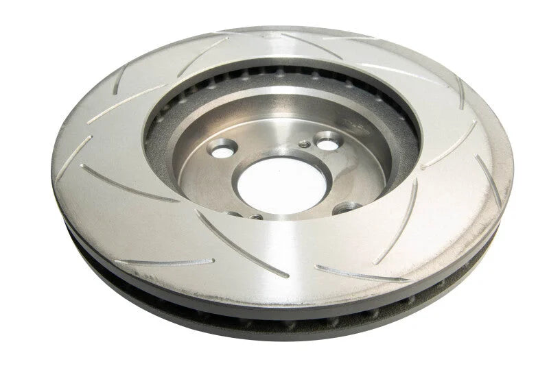 DBA Street Series T2 Front Slotted Rotor fits 2001+ Toyota Corolla - Side View