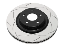 Load image into Gallery viewer, DBA Street T2 Slotted Front Brake Rotor fits 2008-2015 Mitsubishi Lancer EVO X - Installation View