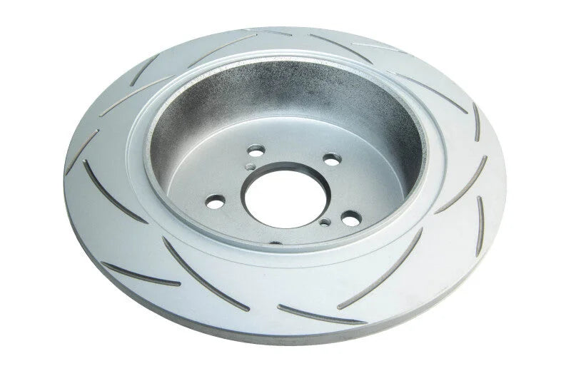 DBA Subaru Forester SJ 13 Rear T2 Slotted Street Series Rotor - Back View