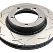 Load image into Gallery viewer, DBA T-Slot T3 4000 Series Uni-Directional Slotted Rotor - Side View