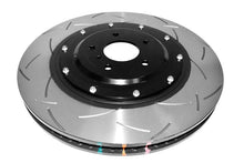 Load image into Gallery viewer, DBA T3 5000 Slotted Series w/ Black Hat Front Right 2012 Nissan GTR R35 - Main Product View
