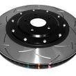Load image into Gallery viewer, DBA T3 5000 Slotted Series w/ Black Hat Front Right 2012 Nissan GTR R35 - Additional View 9