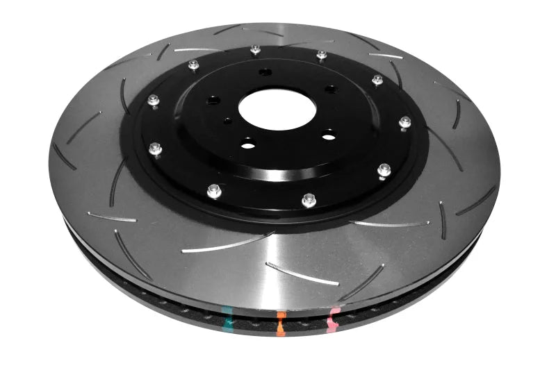 DBA T3 5000 Slotted Series w/ Black Hat Front Right 2012 Nissan GTR R35 - Additional View 9