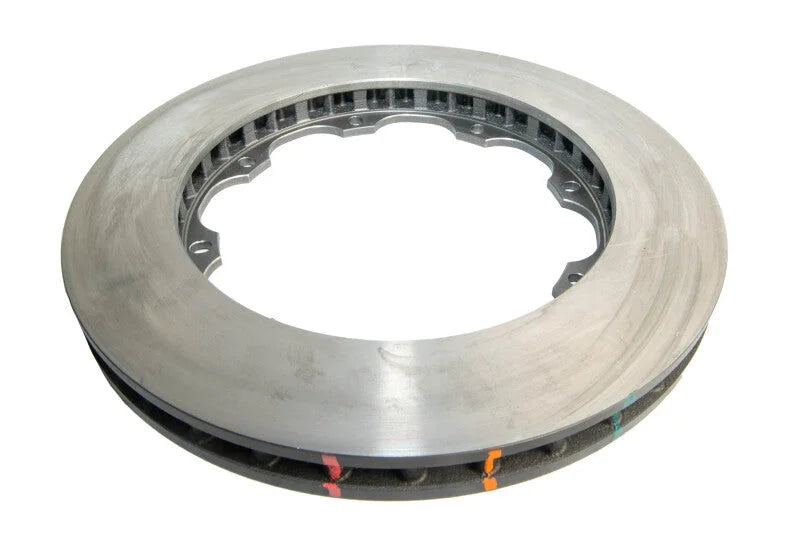 DBA T3 Slotted 5000 Series Brembo Only Replacement Rotor Ring (No Hardware or Hat) fits 2003+ Mini Cooper - Back View