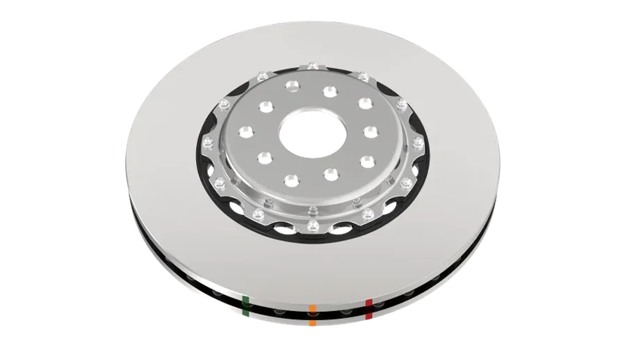 DBA T3 Slotted 5000 Series Brembo Only Replacement Rotor Ring (No Hardware or Hat) fits 2003+ Mini Cooper - Additional Vie...