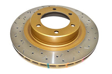 Load image into Gallery viewer, DBA Toyota Cruiser Front Drilled &amp; Slotted 4000 Series Rotor - Main Product View