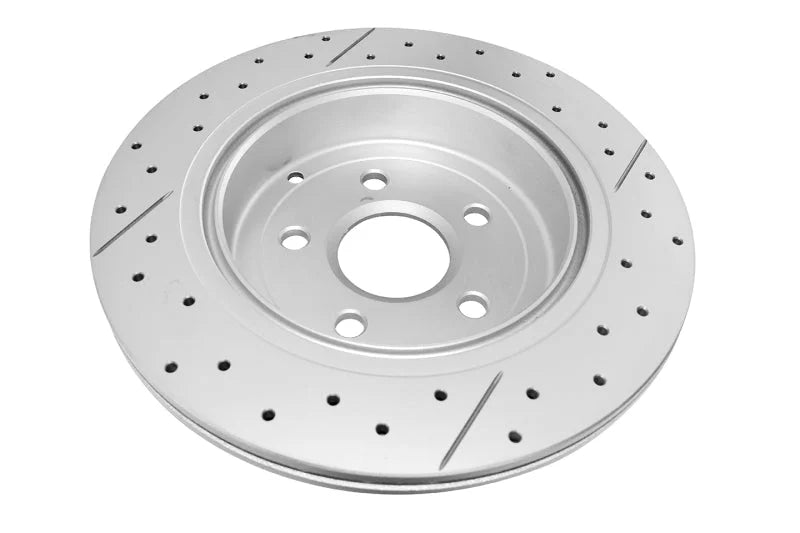 DBA Uni-Directional Cross-Drilled/Slotted Rear Rotor fits 2009 Pontiac G8 GT 6.0L V8 / 2011-2014 Chevrolet Caprice Ppv / 2...