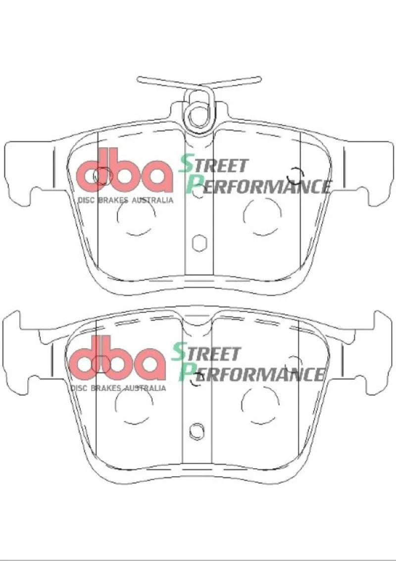DBA Volkswagen Golf (MK7) SP Performance Rear Brake Pads - Additional View 9