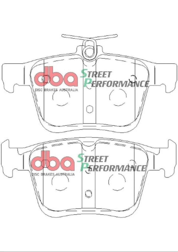 DBA Volkswagen Golf (MK7) SP Performance Rear Brake Pads - Additional View 9