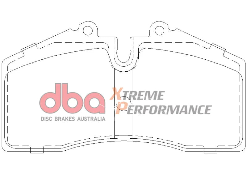 DBA XP Front Brake Pads fits 1991-1992 Porsche 911 Turbo - Side View