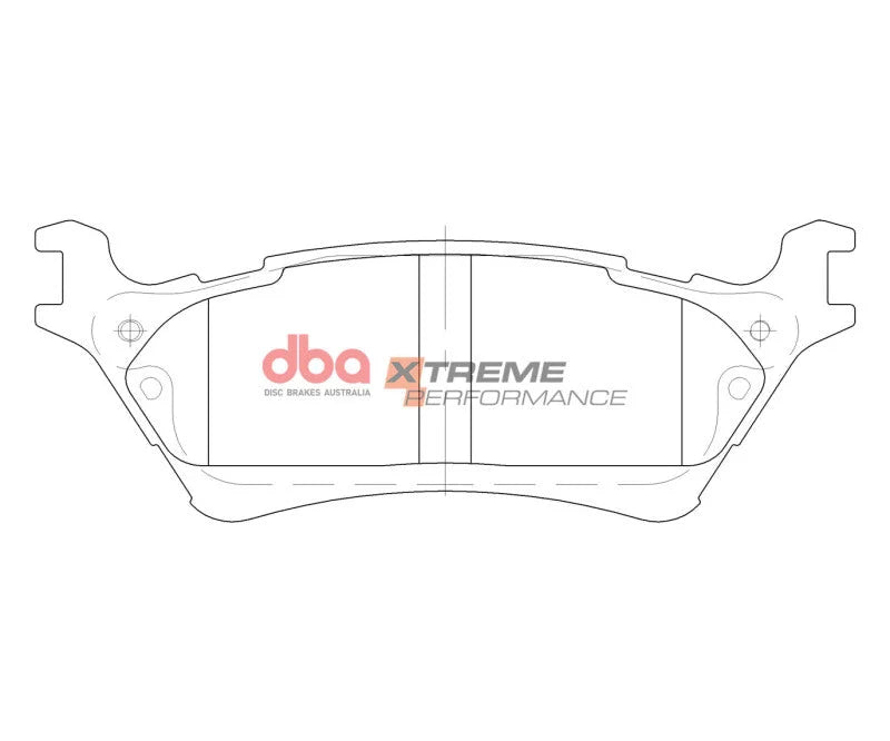 DBA XP Performance Brake Pads (w/Manual Parking Brake Rear) fits 2012 2013 2016 Ford F-150 - Additional View 5
