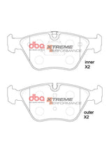 Load image into Gallery viewer, DBA XP Performance Front Brake Pads (E46) fits 2001-2006 BMW 330I E46 - Installation View