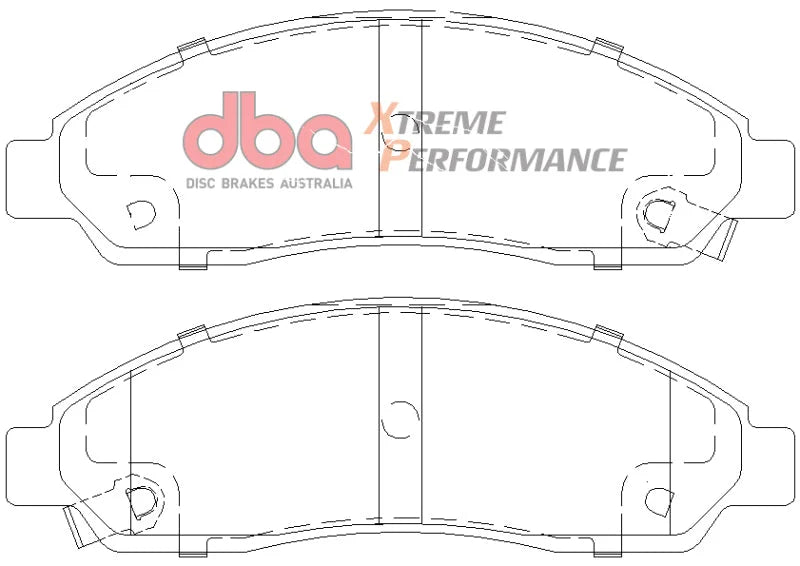 DBA XP Performance Front Brake Pads fits 2004-2008 Chevrolet Colorado LS / LT / SPORT / 2004-2008 GMC Canyon SL / SLT / Z7...