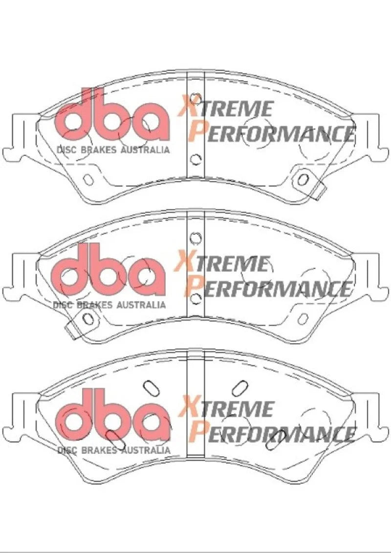 DBA XP Performance Front Brake Pads fits 2011-2015 Ford Ranger 2.2L Diesel 2DR - Additional View 5