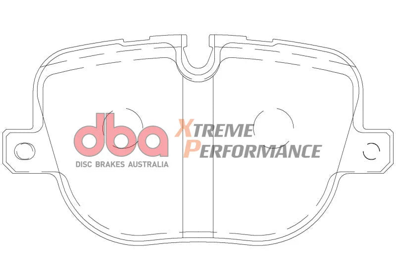 DBA XP Performance Rear Brake Pads fits 2010-2012 Land Rover Range Rover Supercharged / 2010-2013 Land Rover Range Rover S...