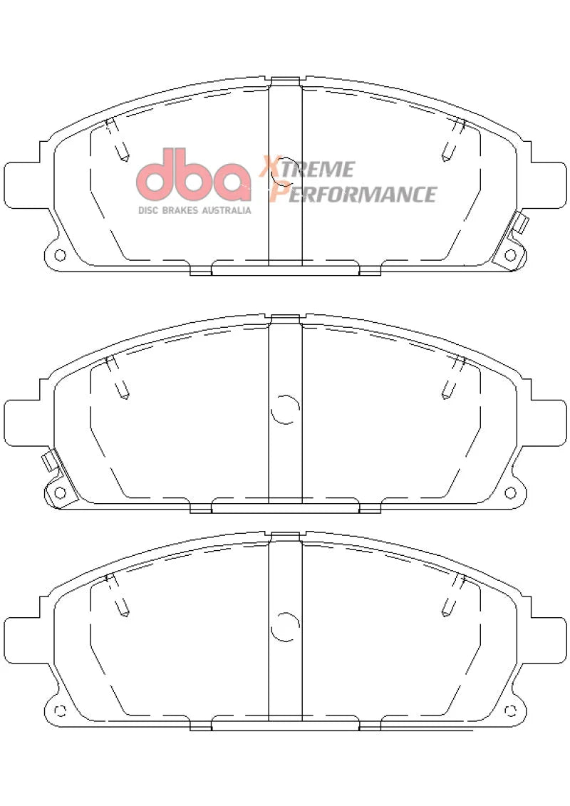 DBA XP650 Front Brake Pads fits 1996-2004 Nissan Pathfinder - Additional View 6