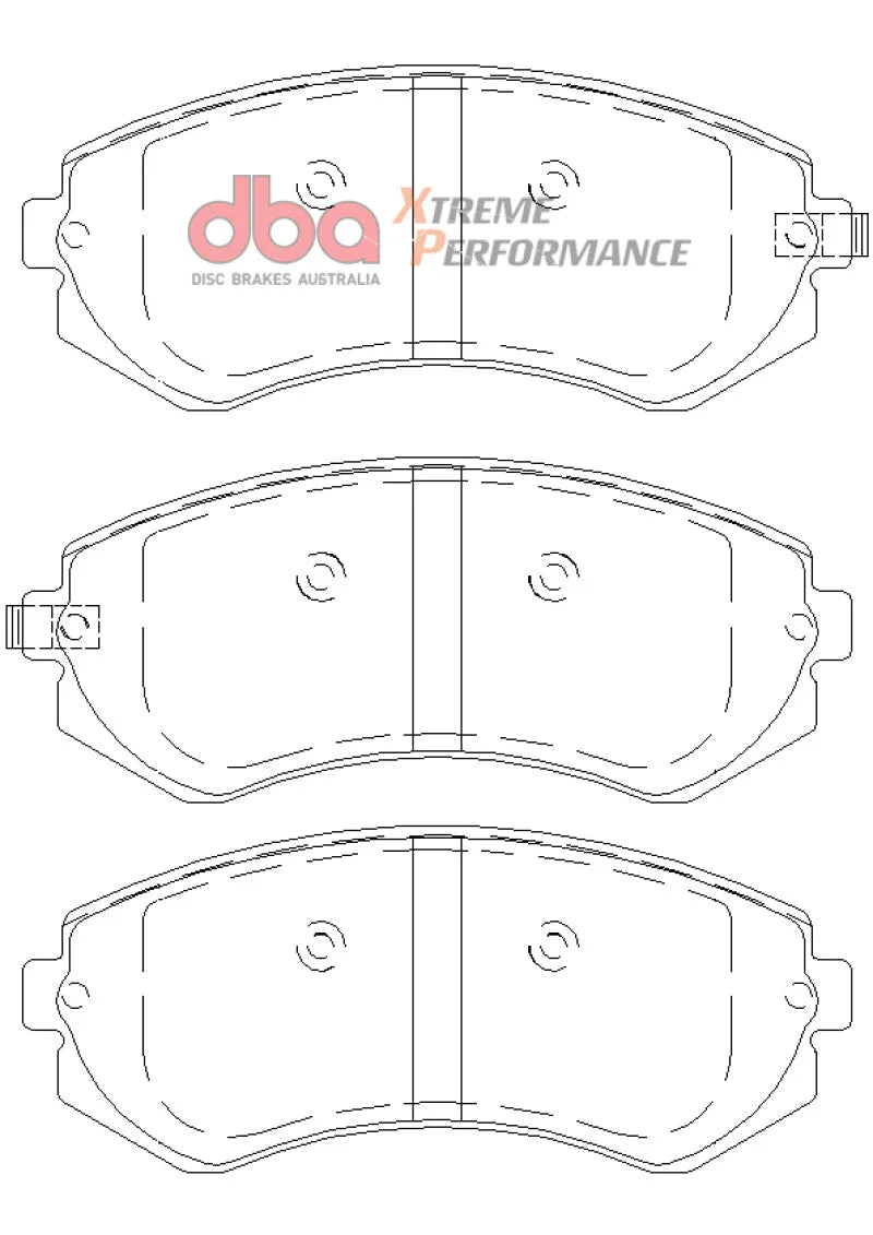 DBA w/ABS XP Performance Front Brake Pads fits 1990-1996 Nissan 240SX - Additional View 8