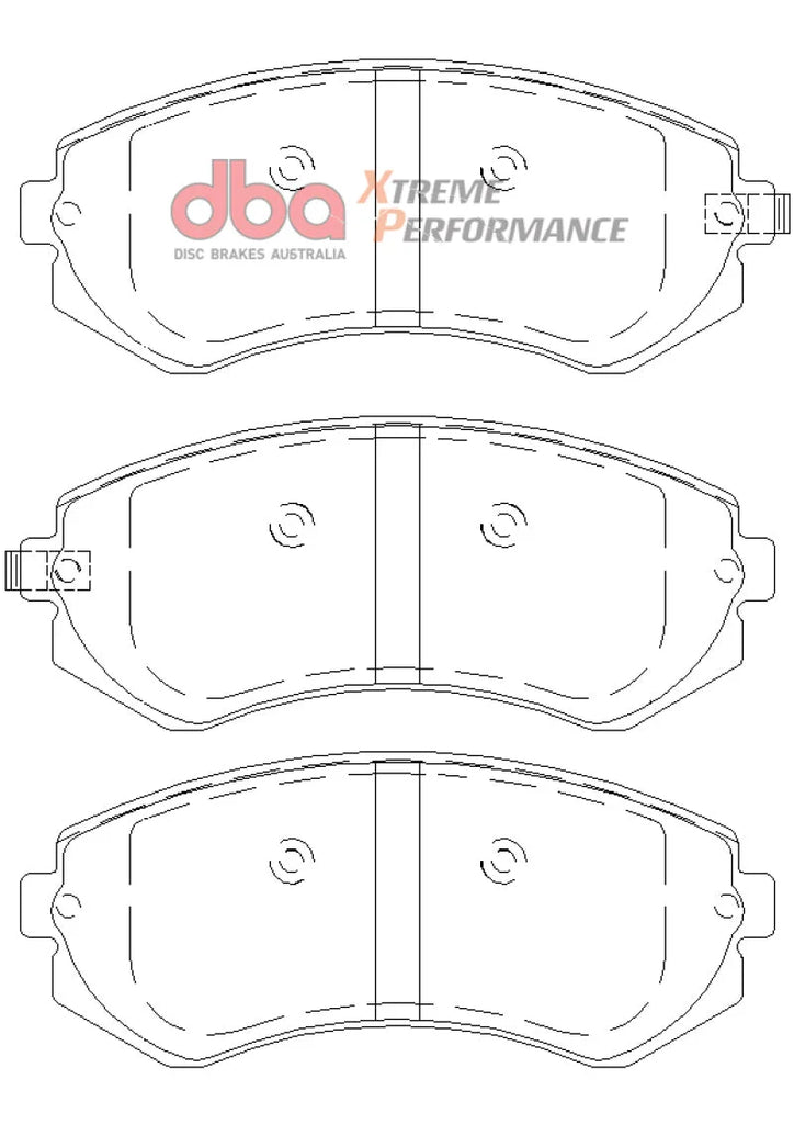 DBA w/ABS XP Performance Front Brake Pads fits 1990-1996 Nissan 240SX - Additional View 8