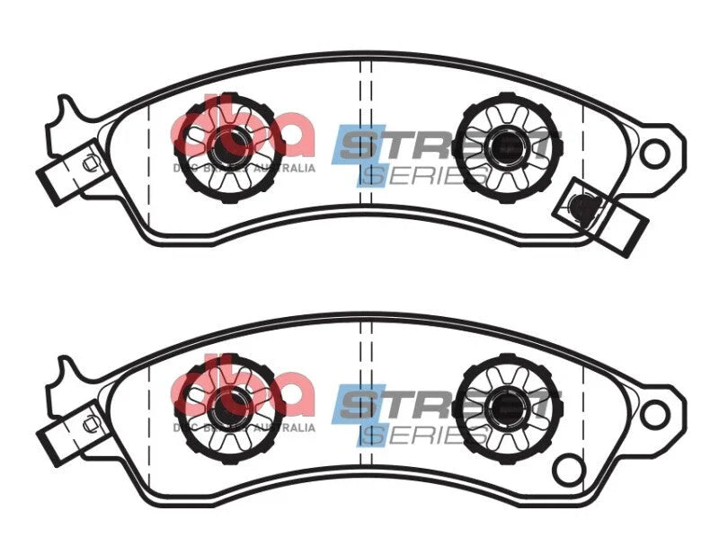 DBA (w/Performance Package) Front Street Series Brake Pads fits 1985-1992 Chevrolet Camaro / 1999-2004 Ford Mustang / 2001...