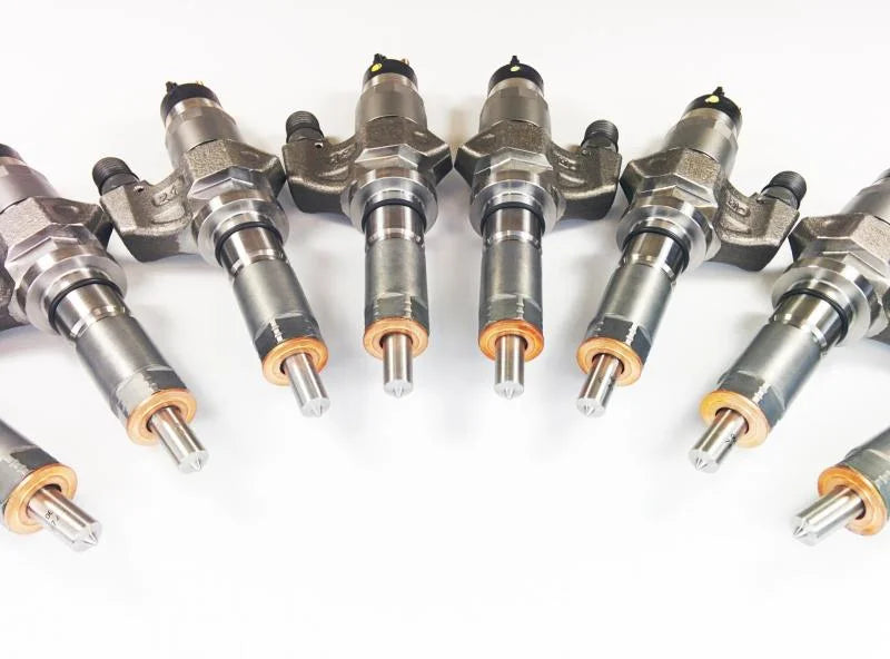 DDP 01-04 Chevrolet Duramax 6.6L LB7 Brand New Injector Set - 50hp (25% Over) - Installation View