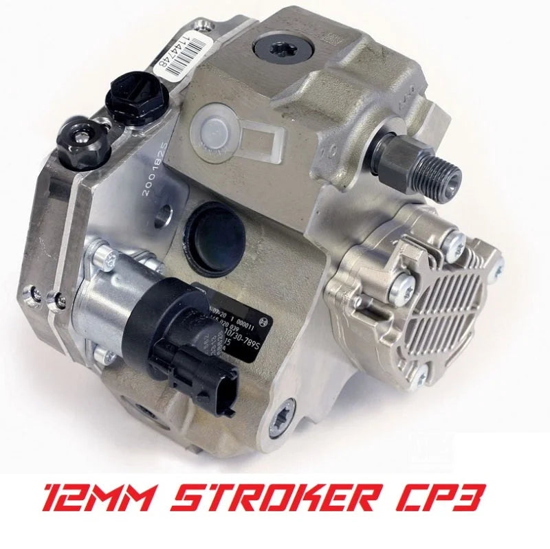 DDP 01-10 Chevrolet Duramax 6.6L Brand New 12mm Stroker CP3 Injection Pump - Side View