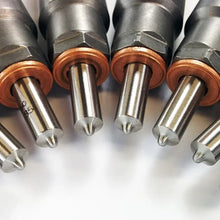 Load image into Gallery viewer, DDP 03-04 Dodge Cummins 5.9L Reman Injector Set - 90hp (30% Over) - Side View