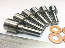 Load image into Gallery viewer, DDP 07.5-18 Dodge Cummins 6.7L Injector Nozzle Set - 90hp (25% Over) - Side View