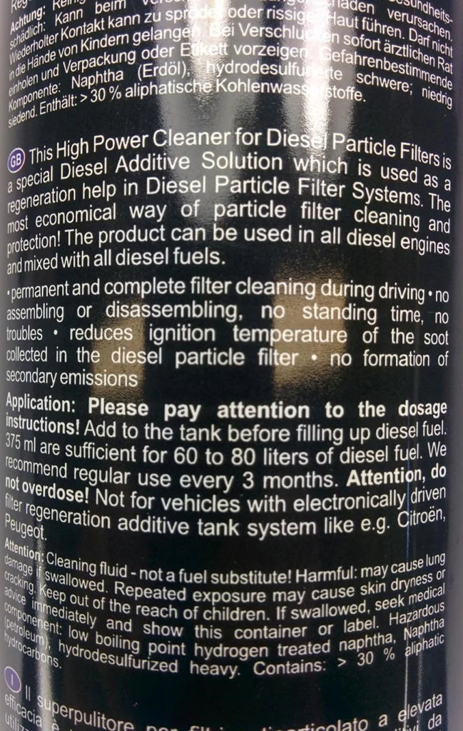 DDP High Performance DPF Clean - Main Product View
