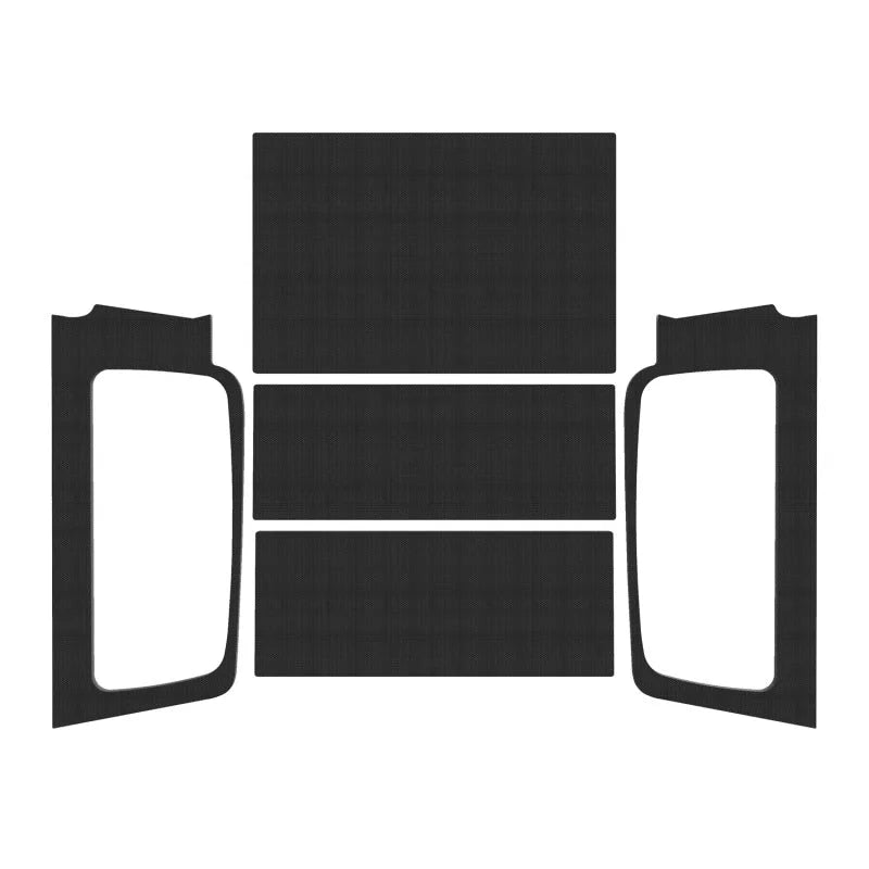 DEI 04-06 Jeep Wrangler LJ Unliminted Headliner Complete Kit - Black - Main Product View