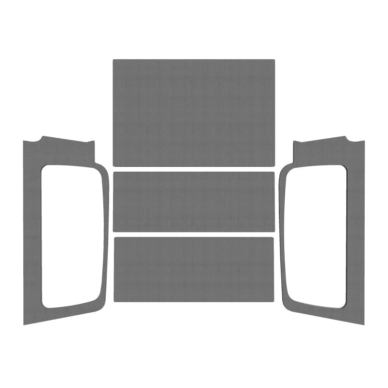 DEI 04-06 Jeep Wrangler LJ Unliminted Headliner Complete Kit - Gray - Main Product View