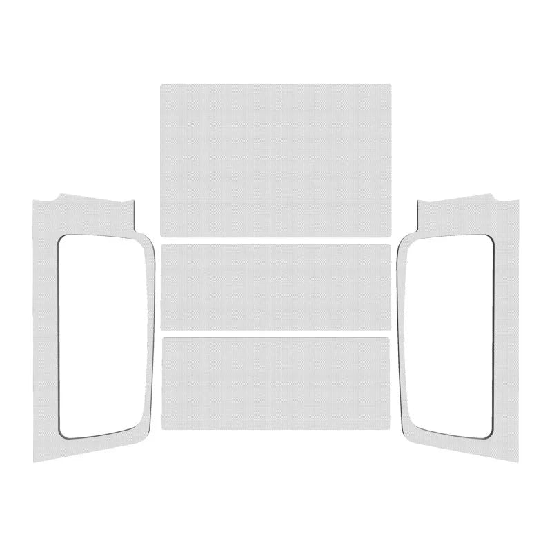 DEI 04-06 Jeep Wrangler LJ Unliminted Headliner Complete Kit - White - Main Product View