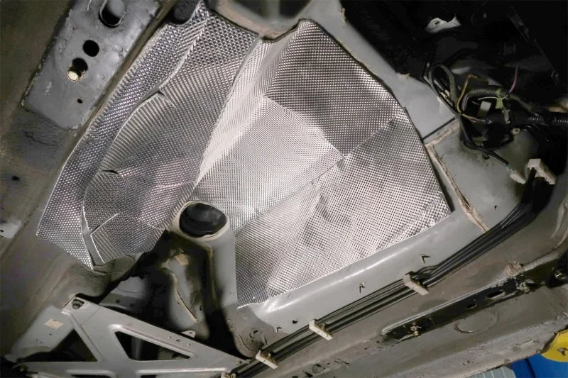 DEI 06-15 Mazda Miata NC Transmission Tunnel Heat Shield Kit - Back View