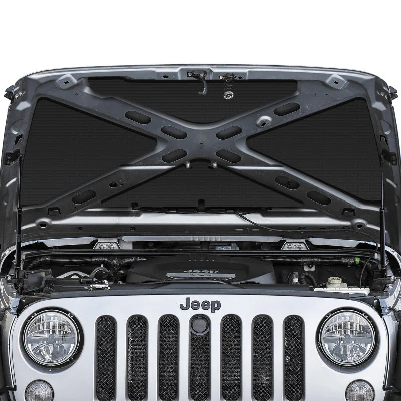 DEI 07-18 Jeep Wrangler JK Under Hood Liner Kit - Side View