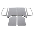 Load image into Gallery viewer, DEI 11-18 Jeep Wrangler JK 2-Door Boom Mat Complete Headliner Kit - 6 Piece - Gray - Main Product View