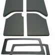 Load image into Gallery viewer, DEI 11-18 Jeep Wrangler JK 2-Door Boom Mat Complete Headliner Kit - 6 Piece - Gray - Side View