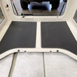Load image into Gallery viewer, DEI 11-18 Jeep Wrangler JK 2-Door Boom Mat Complete Headliner Kit - 6 Piece - White - Installation View