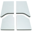 Load image into Gallery viewer, DEI 11-18 Jeep Wrangler JK 2-Door Boom Mat Headliner - 4 Piece - White - Main Product View