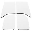 Load image into Gallery viewer, DEI 11-18 Jeep Wrangler JK 2-Door Boom Mat Headliner - 4 Piece - White - Side View