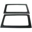 Load image into Gallery viewer, DEI 11-18 Jeep Wrangler JK 2-Door Boom Mat Rear Side Window Trim - 2 Piece - Black - Main Product View