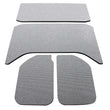 Load image into Gallery viewer, DEI 11-18 Jeep Wrangler JK 4-Door Boom Mat Headliner - 4 Piece - Gray - Side View