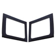 Load image into Gallery viewer, DEI 11-18 Jeep Wrangler JK 4-Door Boom Mat Rear Side Window Trim - 2 Piece - Black - Main Product View