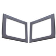 Load image into Gallery viewer, DEI 11-18 Jeep Wrangler JK 4-Door Boom Mat Rear Side Window Trim - 2 Piece - Gray - Main Product View